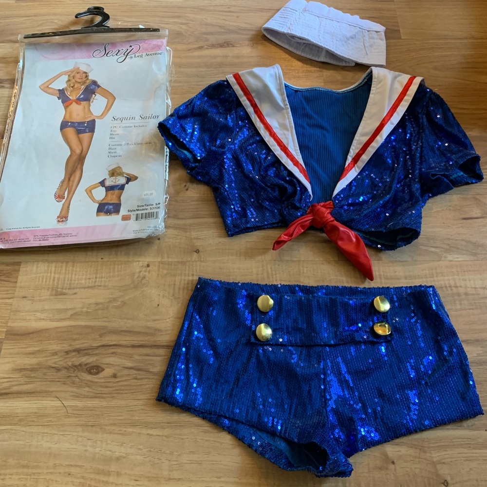 Leg Avenue Sequin Sailor Costume